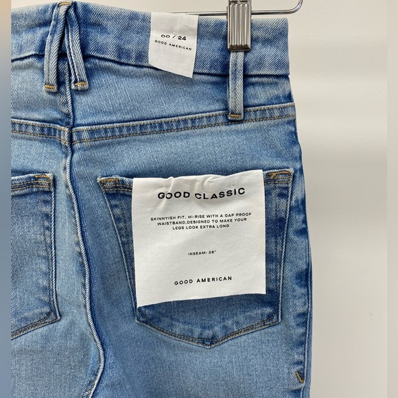 BNWT Good Classic Bootcut Jeans, Good American, Premium Denim - Picture 4 of 5